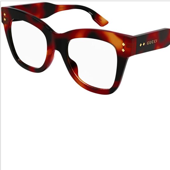 Gucci GG1082O Designer Frames Havana Color - No Lenses BUY NOW, PAY LATER - Picture 1 of 8